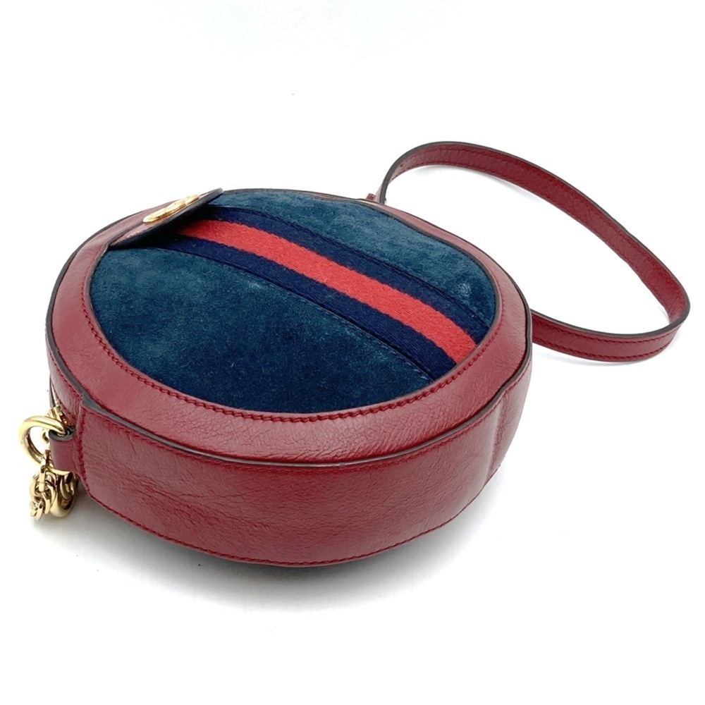 GUCCI Authentic Red Leather GG Marmont Shoulder Bag - Picture 4 of 13